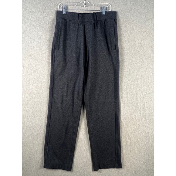 Lululemon Other - Lululemon ABC Straight Leg Pants Mens Large Charcoal Heather Grey Drawstring